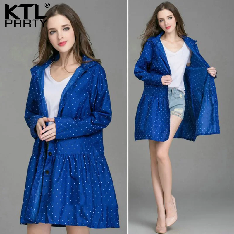 KTLPARTY женские модные дождевики уличные для путешествий непромокаемое