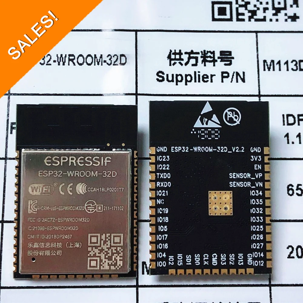 Флэш память на 16 Мб Wi Fi + BT BLE ESP32 модуль Espressif оригинал RF perfermance|Запасные части| |