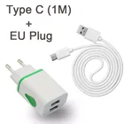 Кабель Type-C для LeTV LeEco Le S3 X626 2 X527 X520 Max 2 X829 X820, чехол с USB-кабелями, зарядное устройство с европейской вилкой