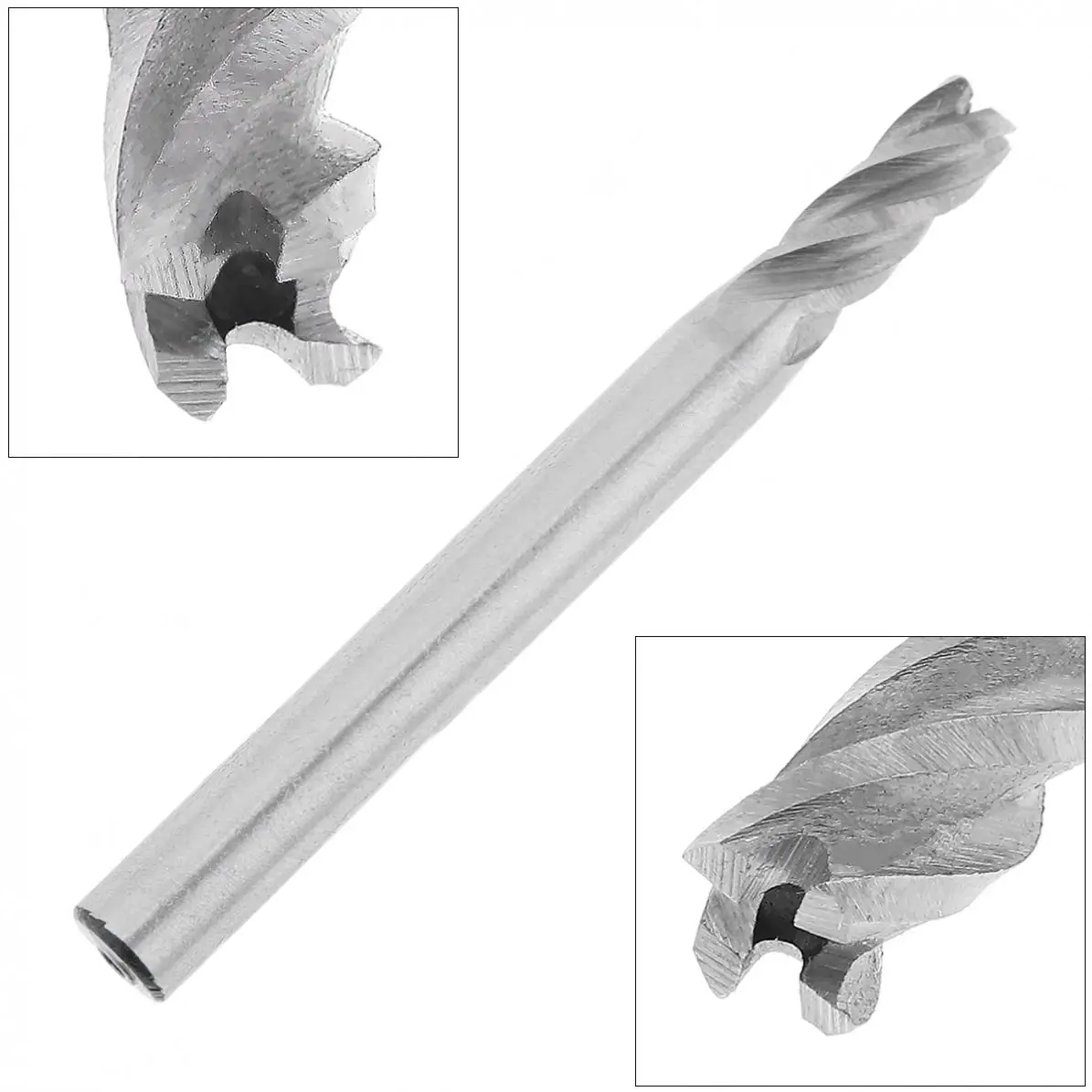 5mm 4 Flute HSS & Aluminum End Mill Cutter with Super Hard Straight Shank for CNC Mold Processing Hollow Cutting | Инструменты