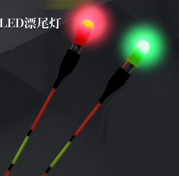 

Small LED Lamp for fishing float or for boat fishing rod tip or deep water lure bait light and battery