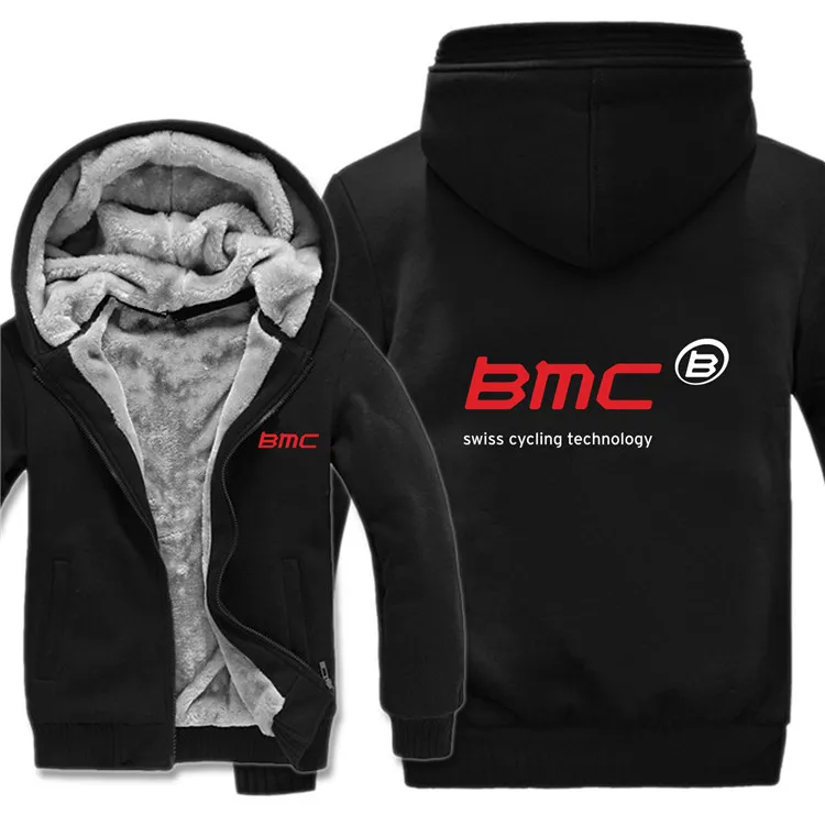 as picture Зимние толстовки BMC Switzerland, Мужская модная шерстяная куртка BMC Cyclinger, толстовки, мужские пальто, пуловеры, HS-107 - Цвет: as picture
