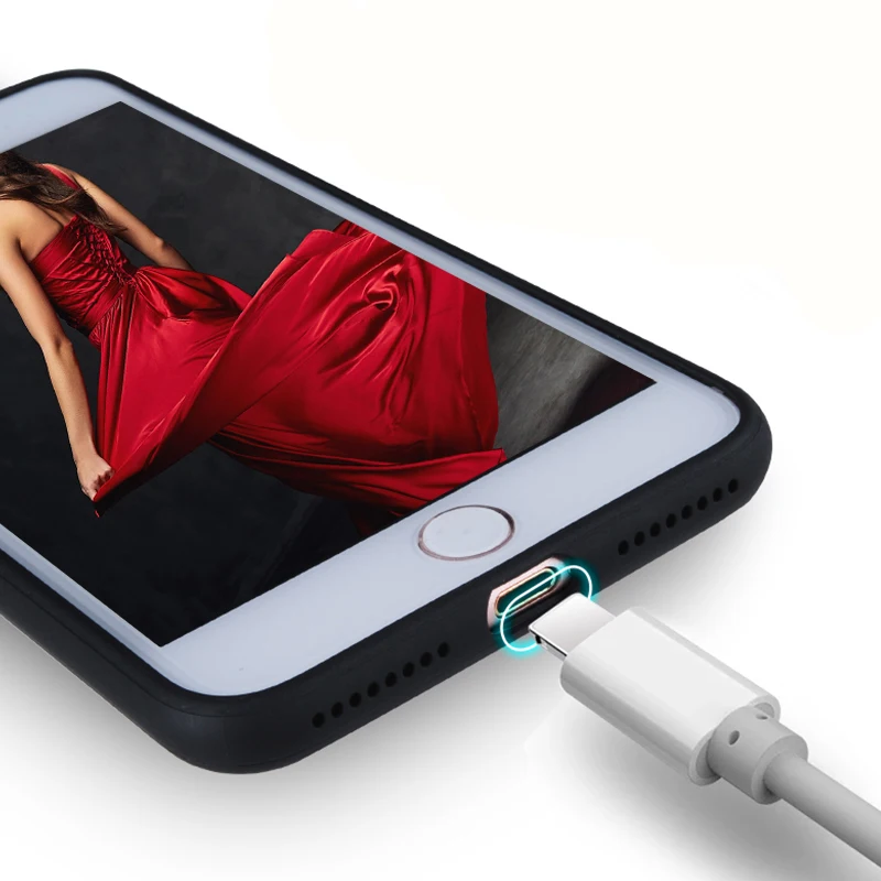 Для iPhone 7 8 Plus чехол для iPhone 7 8 Plus чехол силиконовый Роскошные джинсы кожаный MOFI для iPhone 7 8 Plus чехол 360