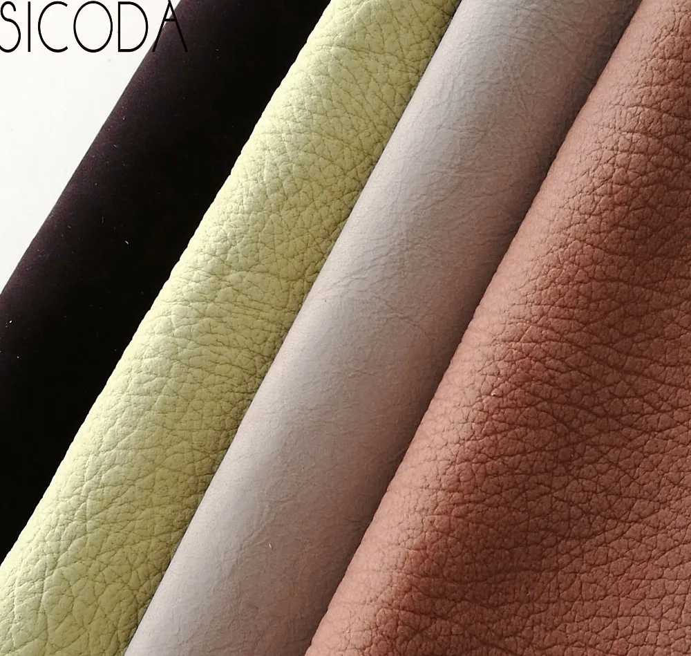 

SICODA 4pcs 22x30cm diy leather purse making cowhide skin leather Genuine leather Handmade DIY leather fabric soft thick