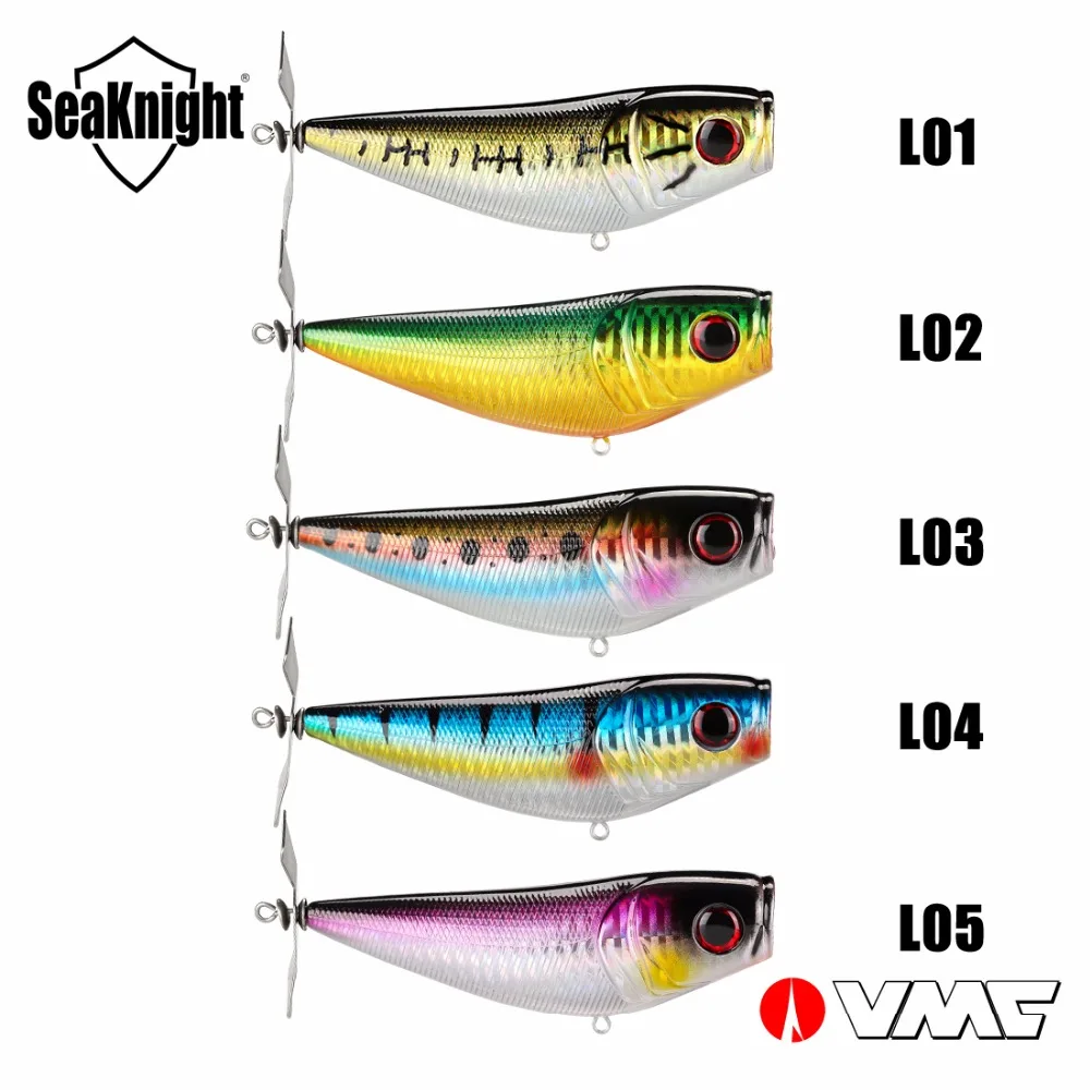 SeaKnight бренд SK048 серия Поппер Рыболовная Приманка Topwater приманка 5 шт. 29 0 г 100 мм/3.94in