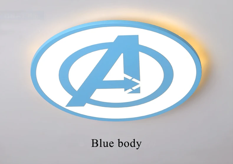 Blue body Современные светодиодные потолочные лампы для спальни, кабинета, детской комнаты, дома, Deco, черный/синий потолочный светильник - Цвет корпуса: Blue body