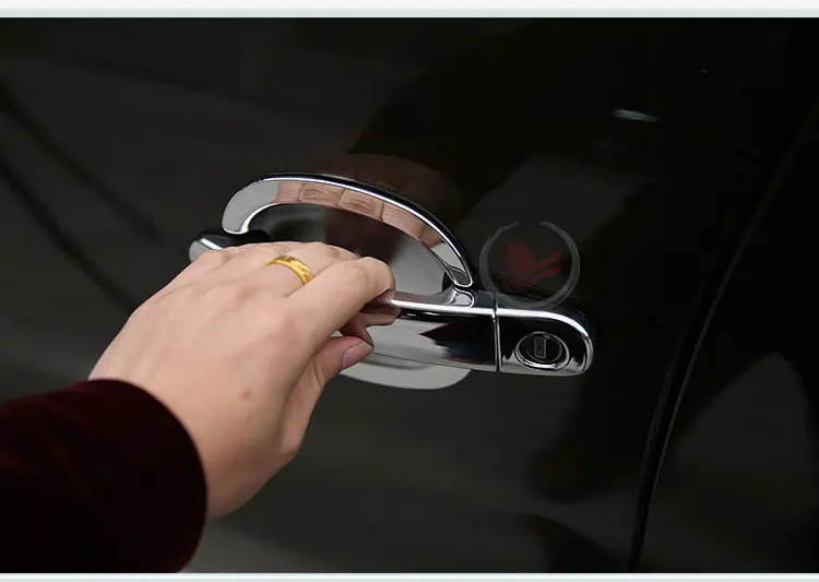 Хромированные чехлы на дверные ручки для Volkswagen UP! E Крест вверх! GT 2011 2017 VW Up 2012 2013 2014