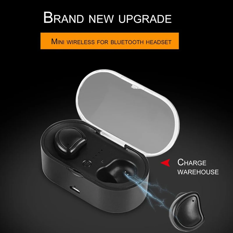 Мини Bluetooth 4 1 наушники гарнитура настоящие беспроводные стерео в ухо с зарядной