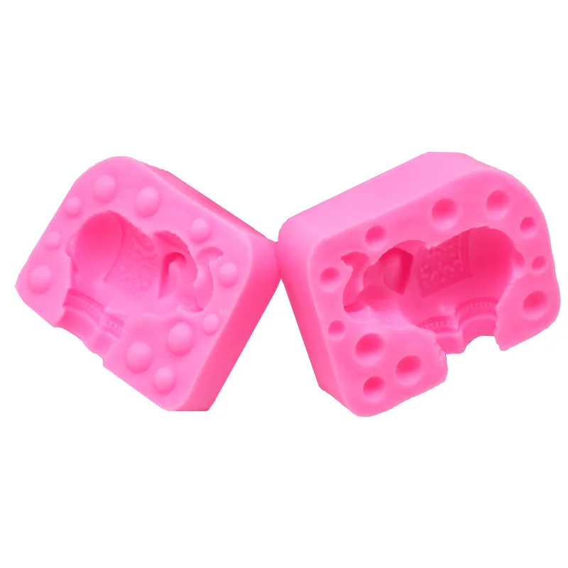 3D форма слона силиконовые помадные формы не липкие Diy конфеты шоколадные мыло