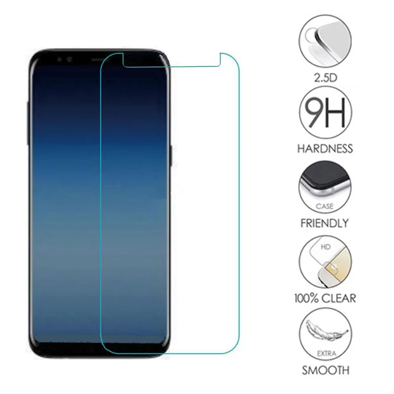 2PCS TOLIFEEL Tempered Glass For Samsung Galaxy A8 2018 Screen Protector 9H 2.5D Protective Film A830 | Мобильные телефоны и