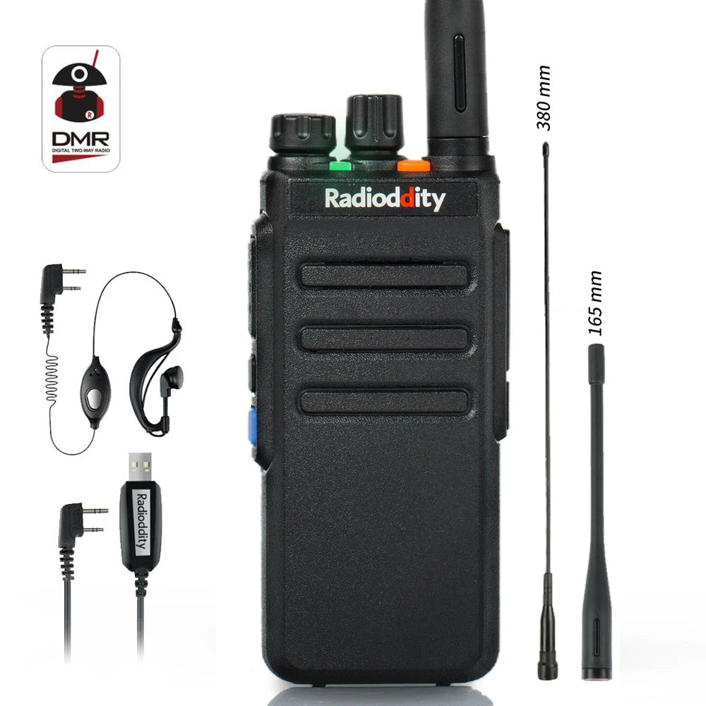 Радиочастотный GD 77S двухдиапазонный цифровой аналоговый радиоприемник DMR VHF VOX TOT