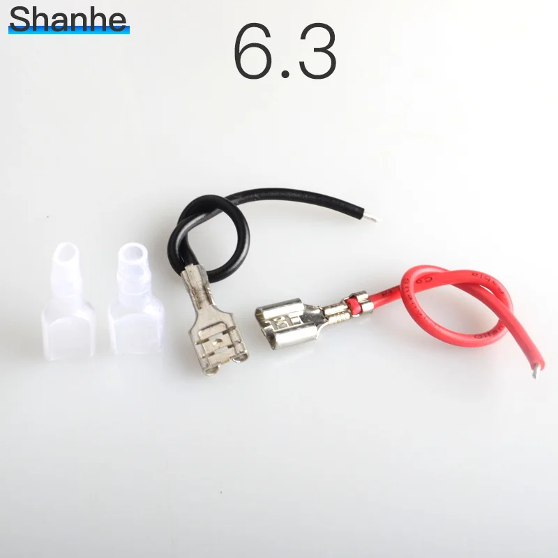 Обжимные клеммы для женской лопаты 6 3 мм проводов с кабелем 10 см | Обустройство