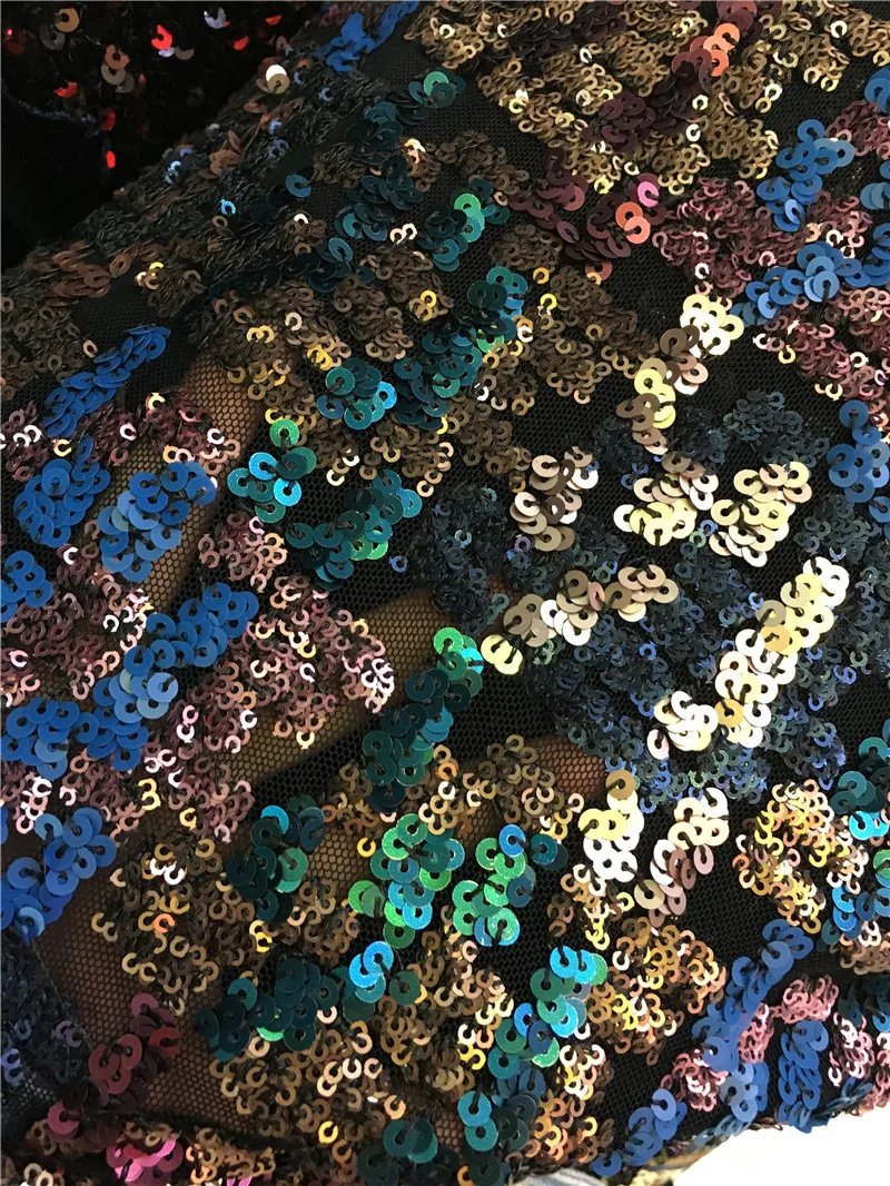 

High quality Good looking tulle lace fabric with fringe new design H-120115 african tulle net lace fabric for party dress