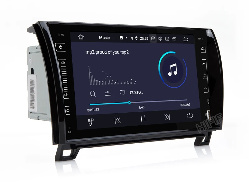 " ips DSP 4G Android 9,0 2 DIN Автомобильный мультимедийный плеер для Toyota Sequoia Tundra Радио стерео Авто Аудио навигация без DVD