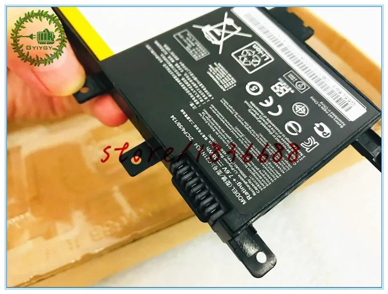 Ноутбук GYIYGY 38Wh 7 6 V C21N1634 Аккумулятор для ноутбука ASUS Vivobook R542UR R542UR-GQ378T FL5900L Series