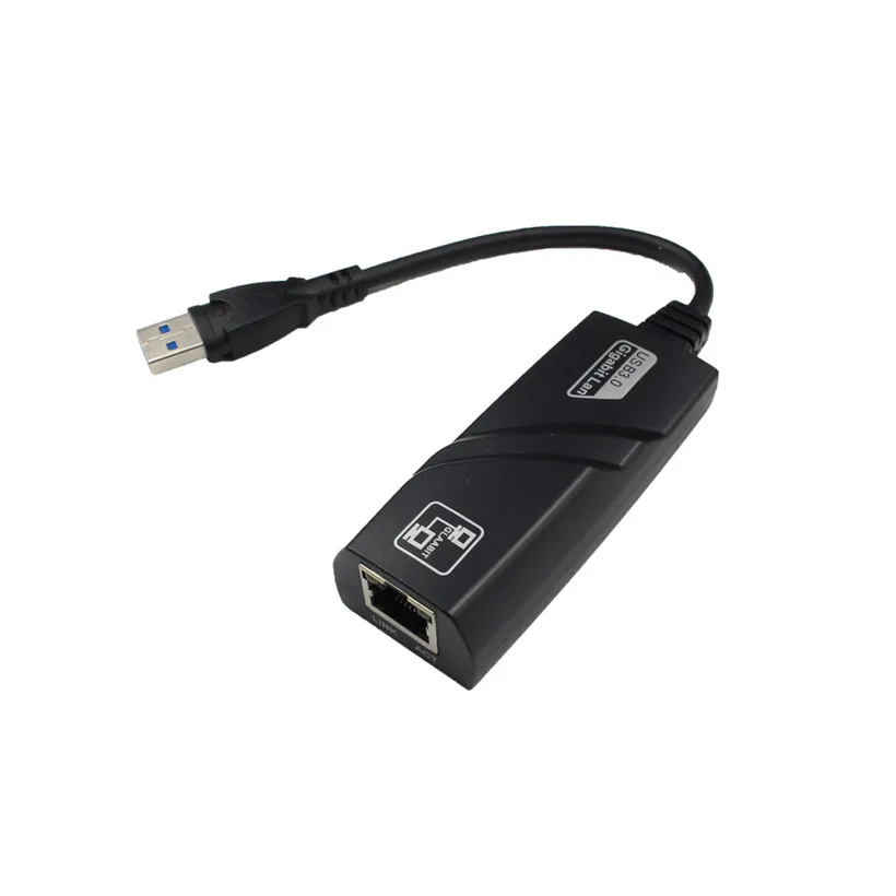 Сетевой адаптер с USB 3 0 на 10/100/1000 гигабитный RJ45 Ethernet LAN 1000 Мбит/с Прямая поставка