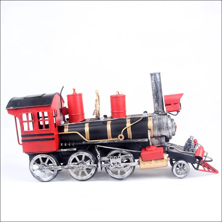 Iron crafts fashion and personality model locomotive home office furnishing articles free shipping |
