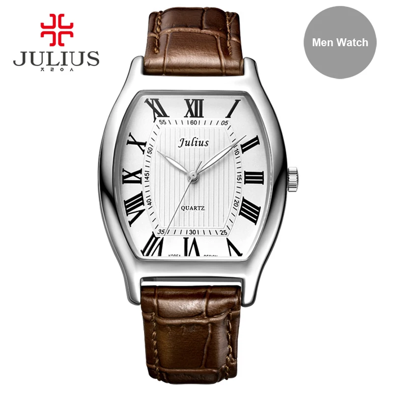 Julius JA-703 часы для влюбленных пар классические с римскими цифрами подарка на День
