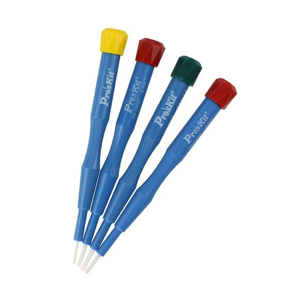 Pro'sKit 1PK-034 серия прецизионная Изолированная керамическая отвертка электрик ручные инструменты немагнит Антистатическая Регулировка отвертка