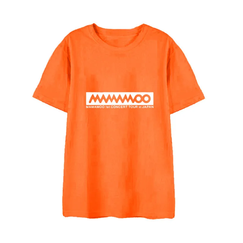 K Pop MAMAMOO 1st концертный альбом рубашки хип хоп Повседневная Свободная одежда