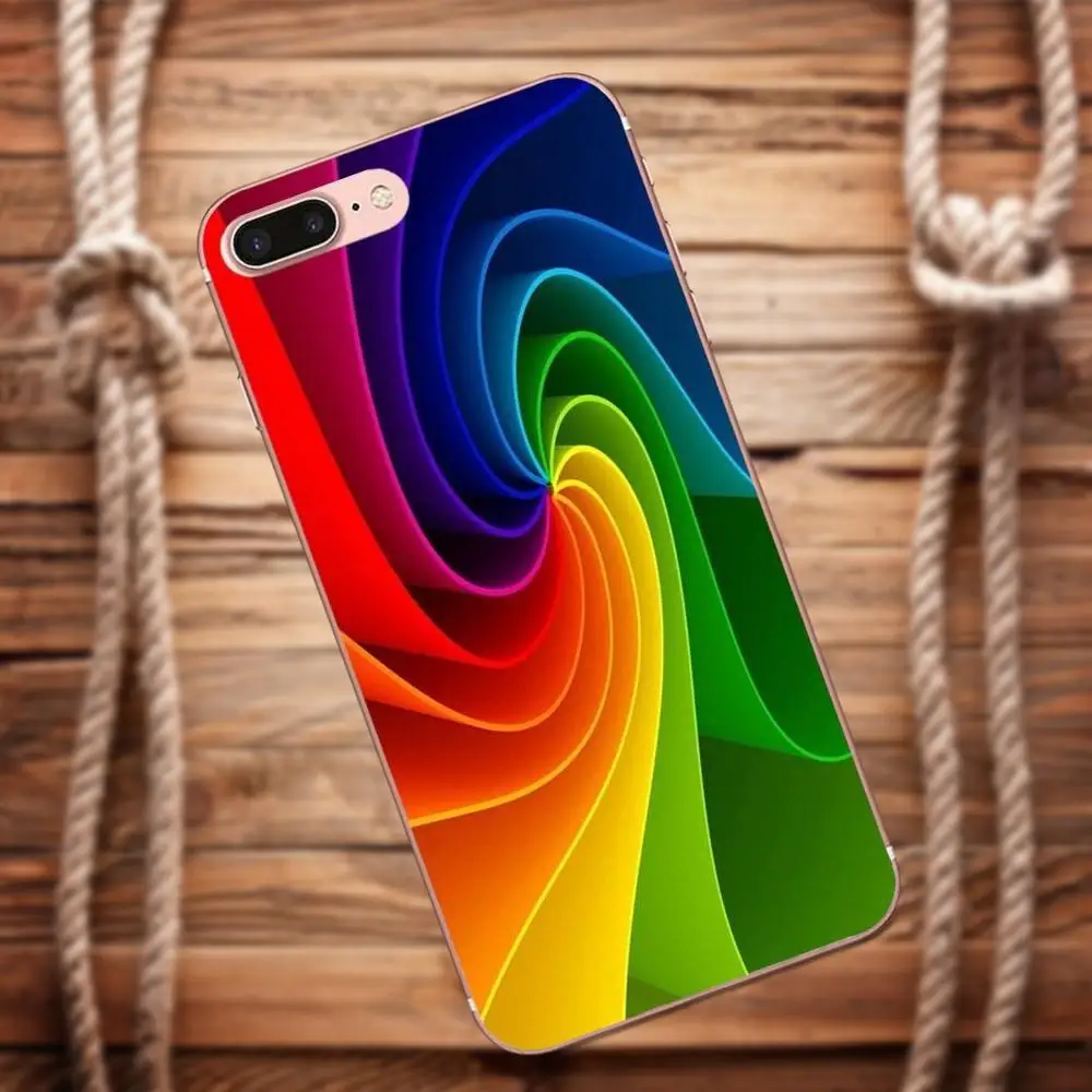 Vvcqod Мягкие TPU Чехлы для Galaxy Alpha Core Prime Note 4 5 8 S3 S4 S5 S6 S7 S8 s9 мини edge Plus Rainbow флаг |