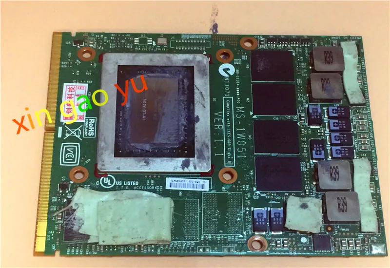

for MSI GT60 GT70 Laptop Graphic Vedio Card GTX670M MS-1W051 MS-16F3 MS-1762 MS-16F31 MS-17621