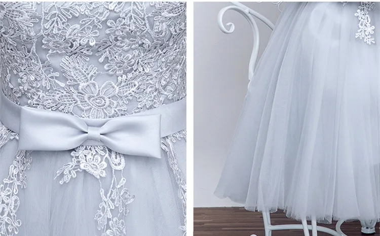Vestido de festa/Новинка; кружевные платья подружки невесты цвета шампань; короткое платье без рукавов с цветочной вышивкой; дешевый Выпускной вечернее платье; платье до 50