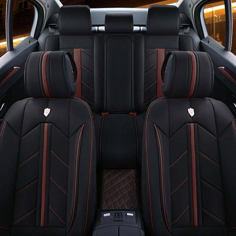 6D роскошный полноразмерный дизайн чехол для автомобильного сиденья подходит