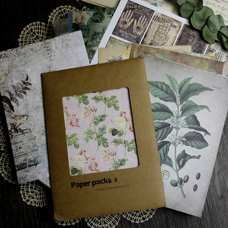 

YPP CRAFT Vintage Design Paper Packs for Scrapbooking DIY Projects/Photo Album/Card Making Crafts