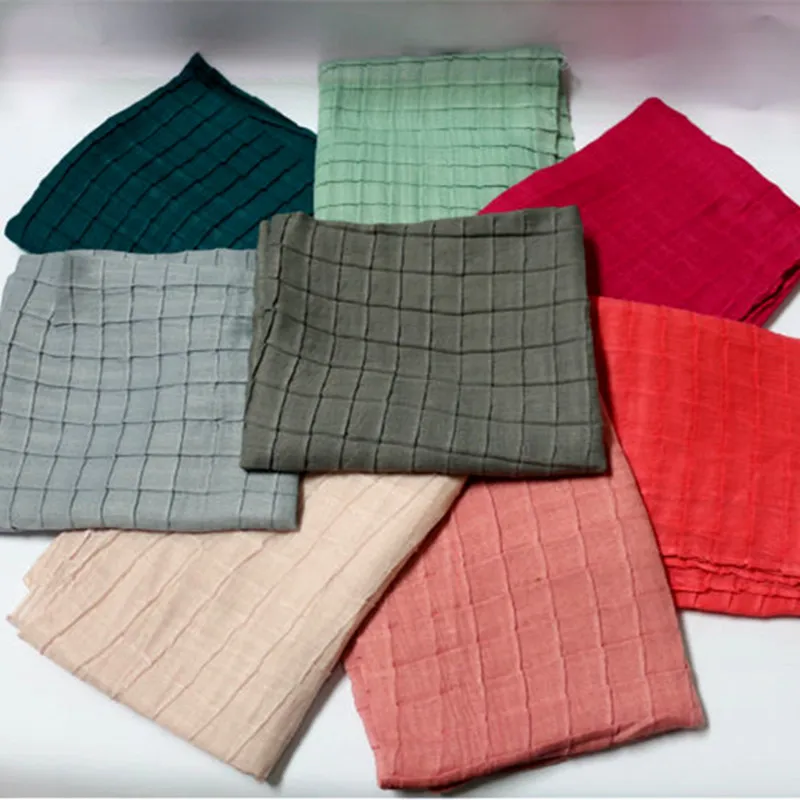 Новый дизайн модный эластичный женский шарф/шарфы рельефная сетка шаль