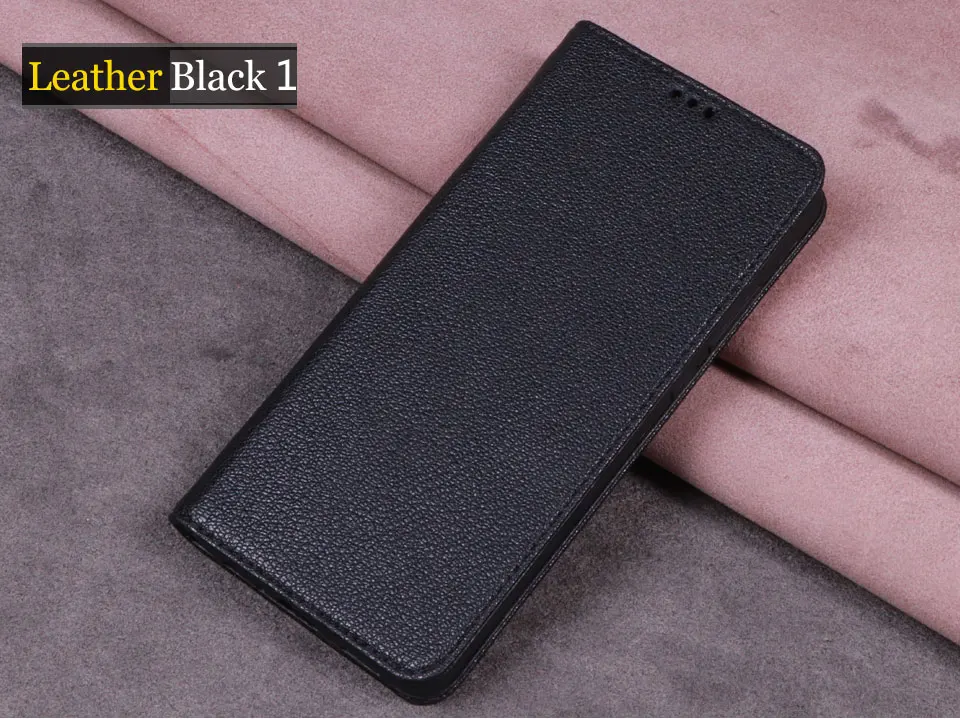 Black 1 Роскошный кожаный чехол-книжка RYKKZ для ASUS ZenFone 5Z, чехол-подставка для мобильного телефона ASUS ZenFone 5 5Z ZS620KL, кожаный чехол для телефона - Цвет: Black 1