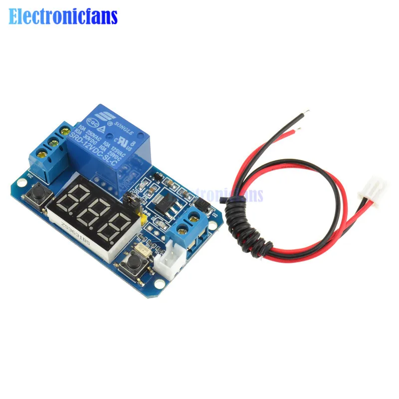 Релейный модуль с цифровым светодиодным дисплеем 12 В 0 999 минут|relay module|module 12vmodule
