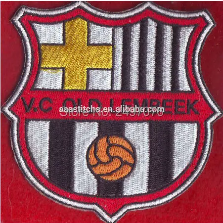 Бесплатная доставка нашивка с вышивкой на заказ для спортивного флага бейдж