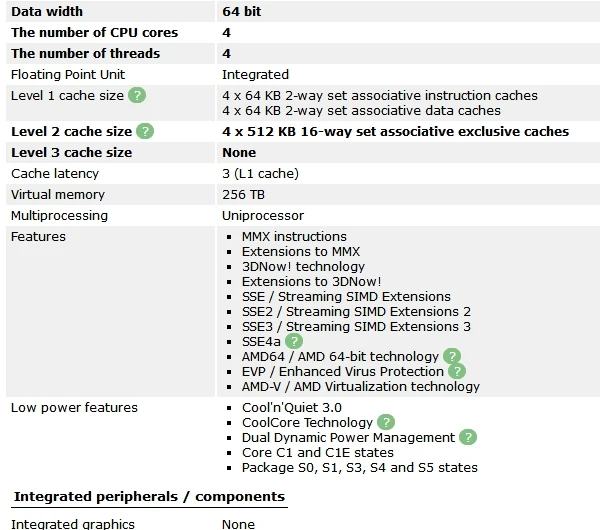 Четырехъядерный процессор AMD Phenom II X4 840 3,2 Ghz/2 M/95 W Socket AM3 AM2+ 938 pin