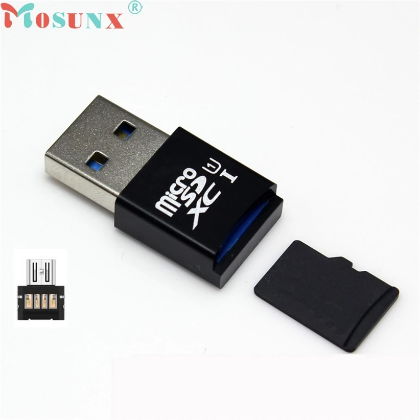 MOSUNX Futural Digital Лидер продаж MINI 5 Гбит/с супер Скорость USB 3,0+ OTG Micro SD/SDXC TF Card Reader адаптер F30