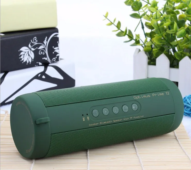T2 Bluetooth динамик водонепроницаемый портативный открытый беспроводной мини Колонка коробка динамик Поддержка TF карта FM стерео Hi-Fi Box