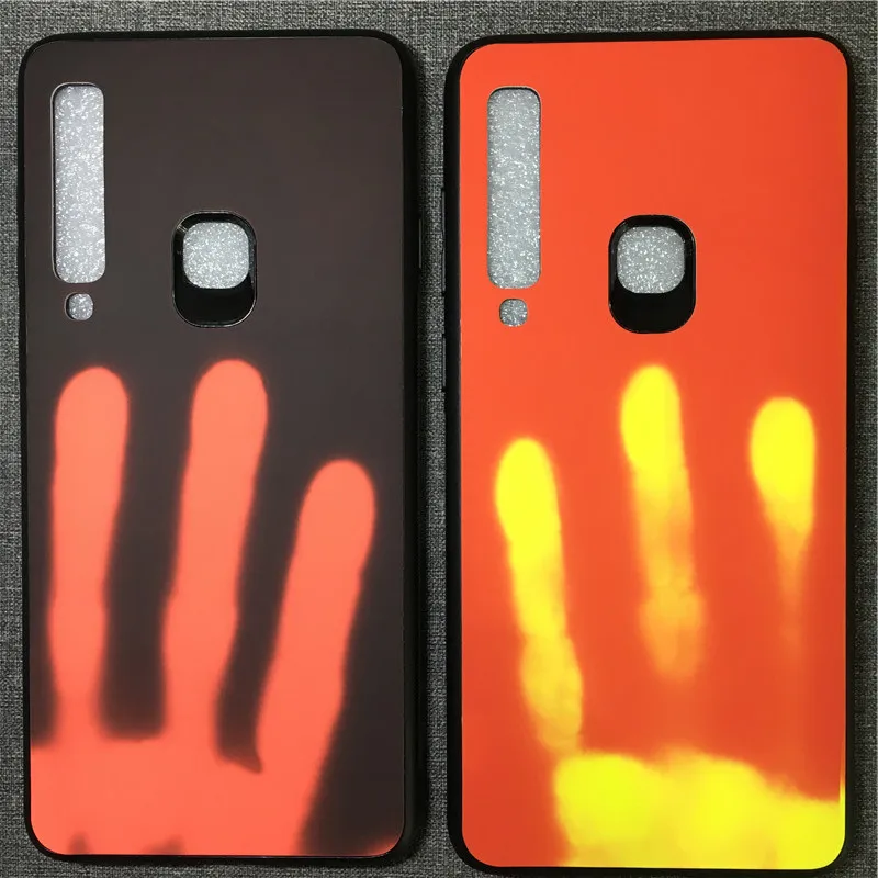 ALIVO For Samsung Galaxy A9 2018 TPU Case Hot cold induction color change leather Fitted for S8 S8+ Note8/9 Cover |