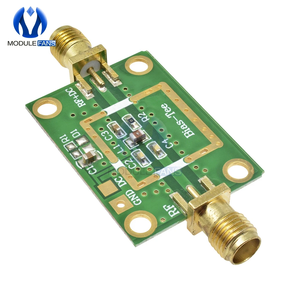 Bias Tee Wide Band Frequency Amplifier Amp Module 10MHz-6GHz RC DF Blocks For HAM Radio RTL SDR LNA Low Noise | Электронные