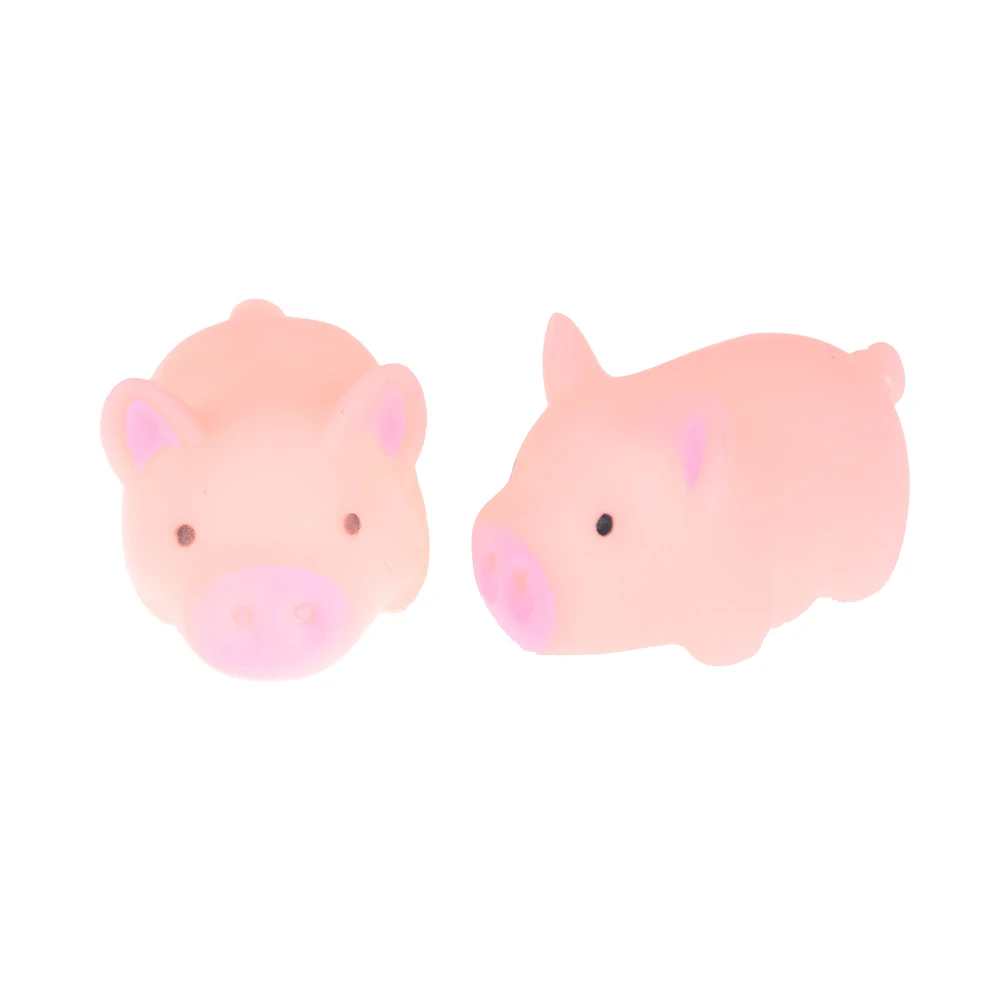 1 шт. симпатичная Розовая Свинья гелевая мягкая сжимаемая Забавная детская