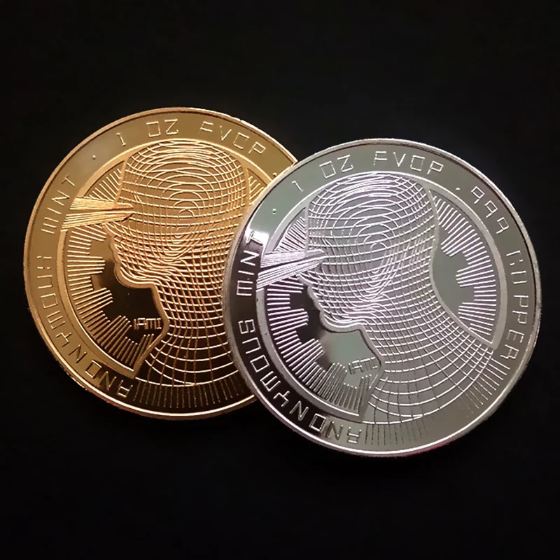 Новые золотые/серебряные монеты Биткоин Иностранные художественные подарки для
