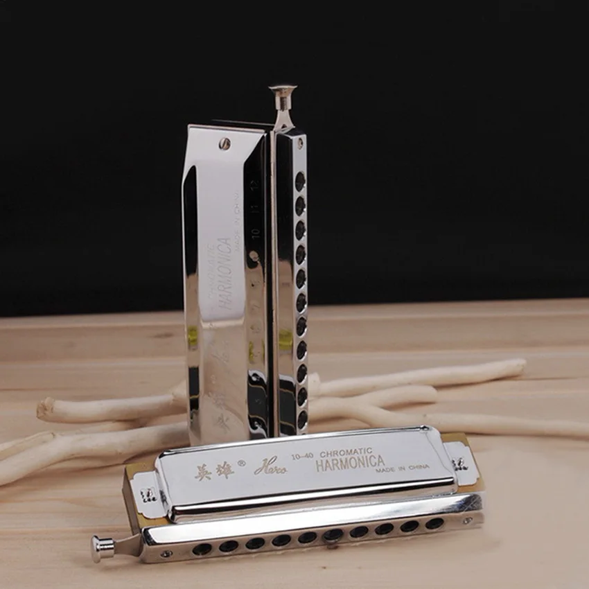 Hero Harmonica 12 отверстий 48 хроматические гармоники Щепка рот органный C Ключ музыкальный инструмент духовой инструмент подарок для начинающих