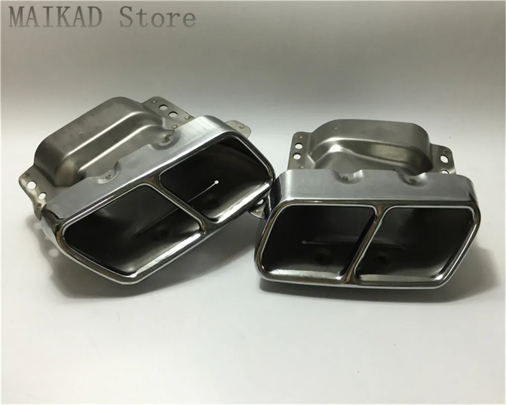 1 пара/2 шт. накладка на выхлопную трубу для Mercedes Benz W164 ML280 ML300 ML320 ML350 ML420 ML450 ML500 ML550 ML63