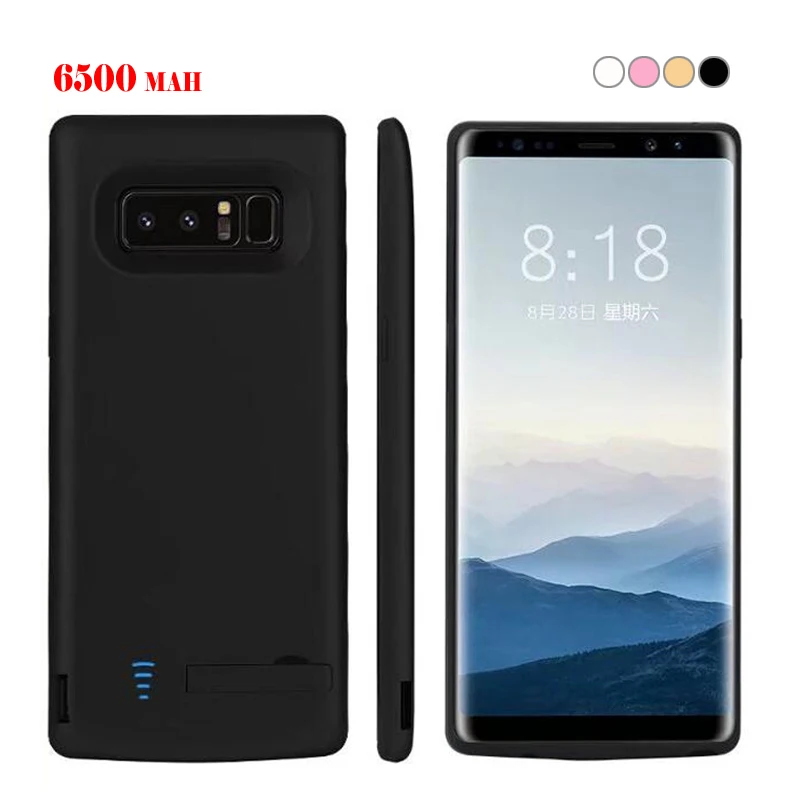 Батарея случае 6500 мАч для Samsung Galaxy Note 8 Smart Запасные Аккумуляторы телефонов