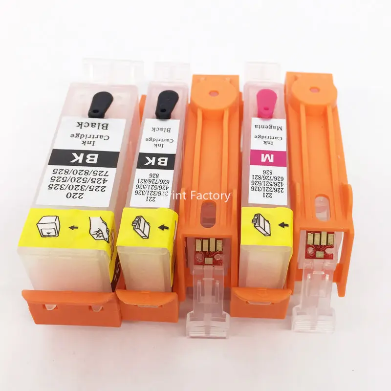 5 шт. PGI 425 CLI 426/PGI425 CLI426 многоразовый картридж с чипом для Canon IP4840 IX6540 MX884 MX714 MX894 MG8140