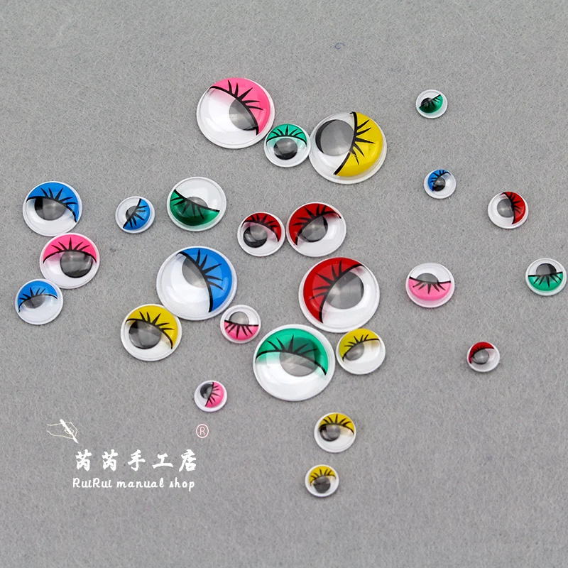 Черно-белые цветные ресницы пластиковые глаза для детей/Детские материалы