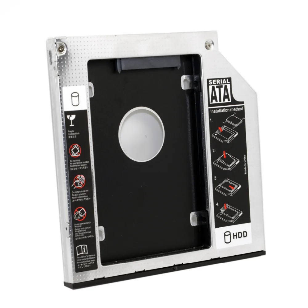 SATA 22pin HDD жесткий диск с жестким диском Caddy чехол для 12 7 мм Универсальный адаптор