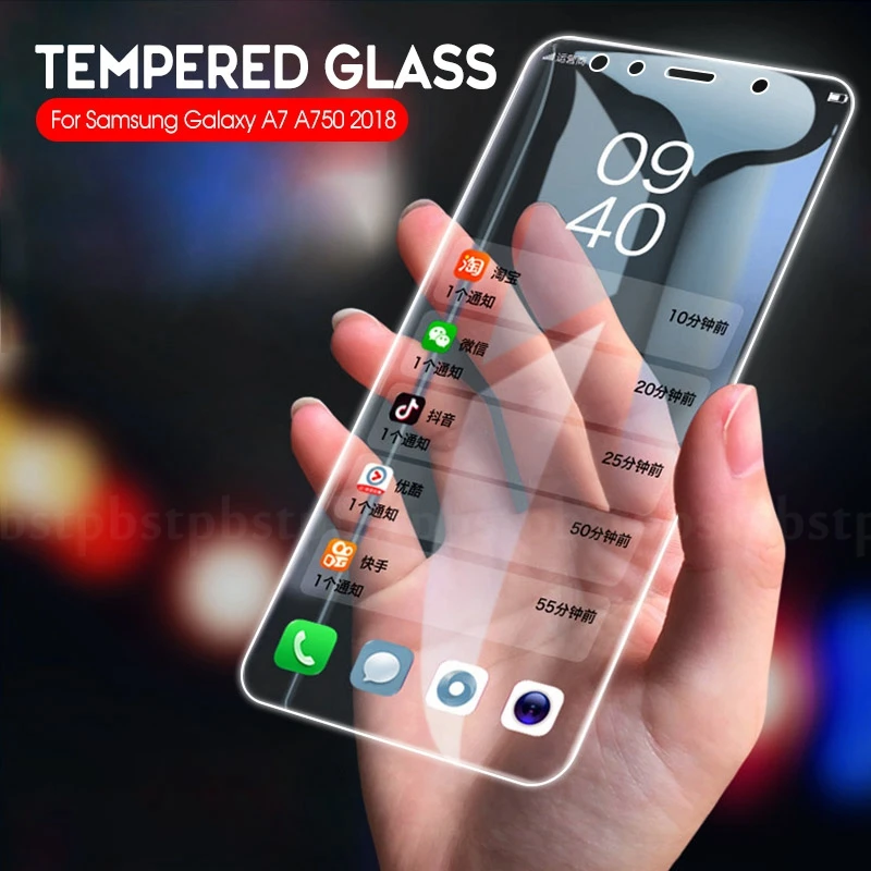 9H закаленное стекло для samsung Galaxy A50 A30 M40 M20 M30 A10 M10 A7 A750 прозрачная защитная пленка для экрана закаленное стекло