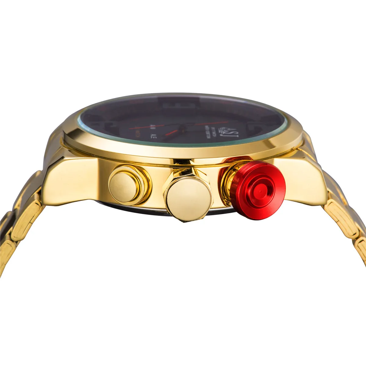 Мужские кварцевые часы со светодиодной подсветкой в стиле милитари | Наручные