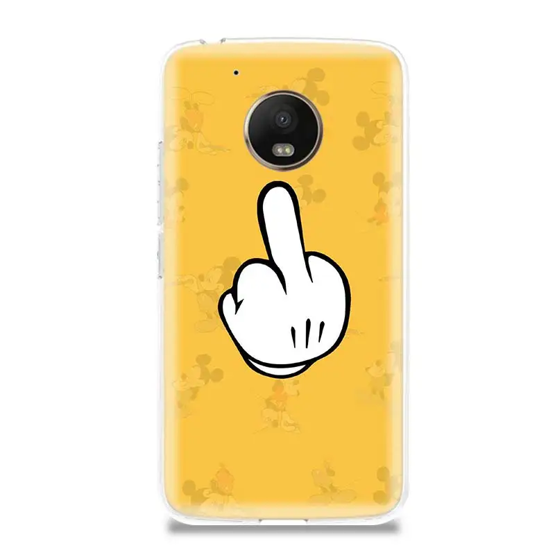 Трендовые аксессуары для телефона с Микки Маусом чехол Motorola Moto G7 G6 G5S G5 E4 Plus G4 E5 Play