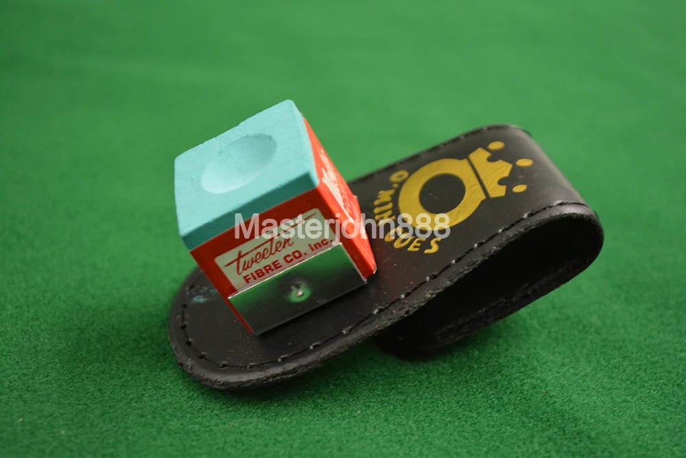 Бильярдный снукер для бассейна кожаный магнитный держатель ремня меловой чехол